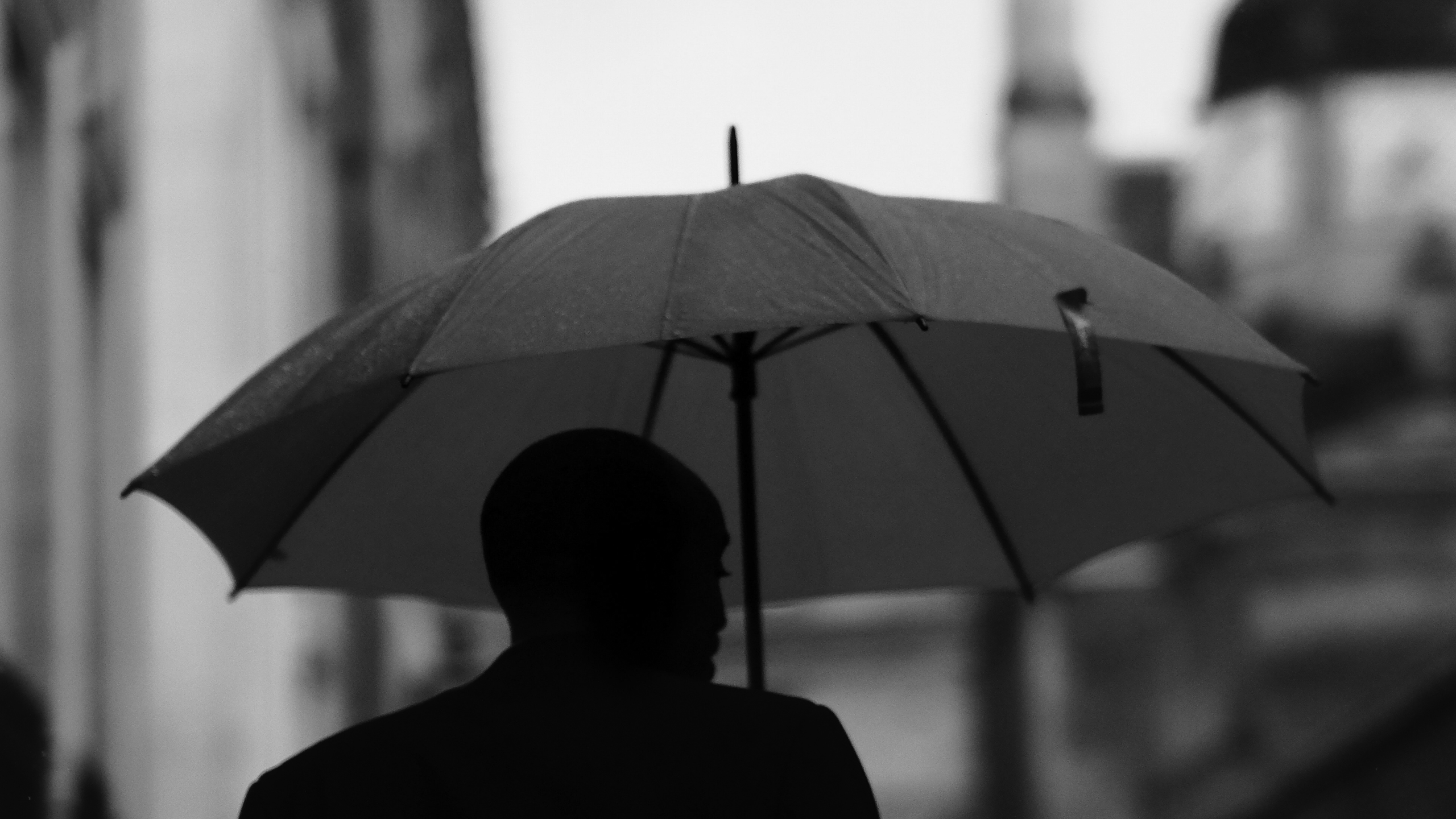 Man and umbrella 2